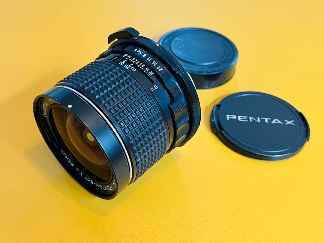 美品Asahi SMC Pentax レンズ 6x7 55mm F4