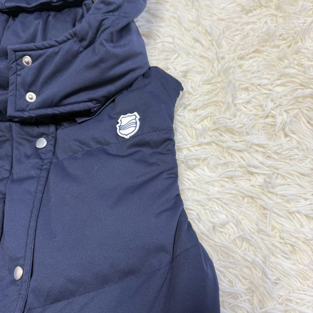 【ムータマリン】美品 ダウンベスト ネイビー Mサイズ レディース 2way