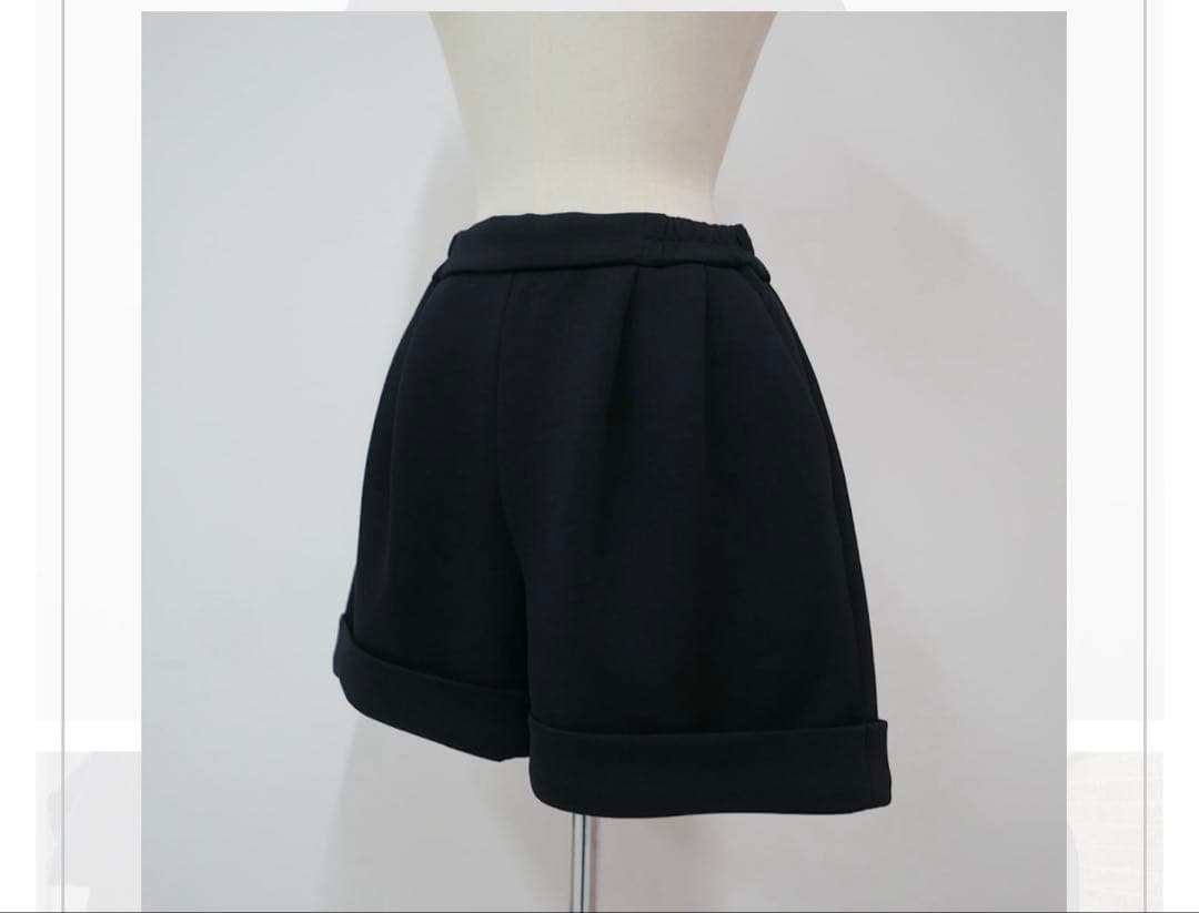 LINKABLE ボンディングショートパンツ(ブラック)M