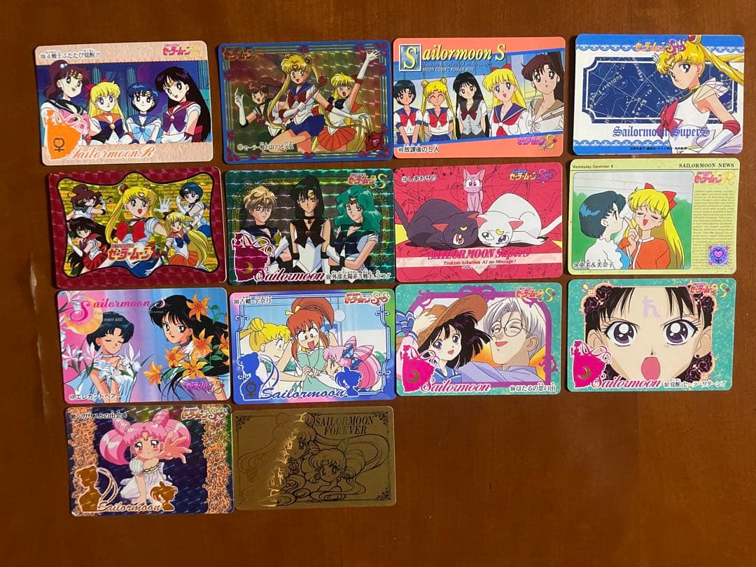 セーラームーン　カード　トレーディングカード　システムファイル　セット売り