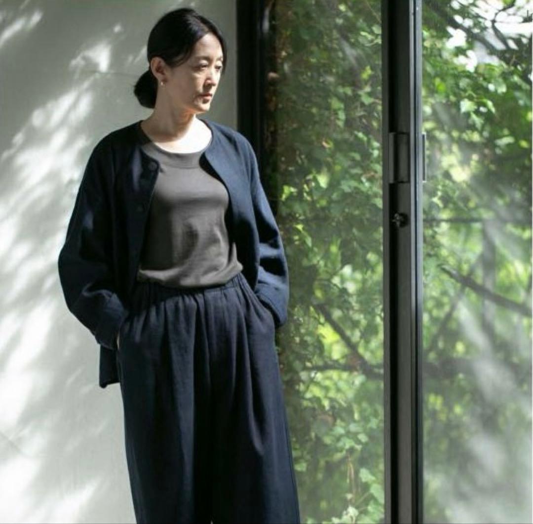 Jurgen Lehl スーピマ天竺カットソー　ブラウン