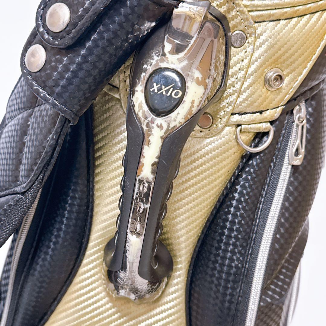 XXIO ゼクシオ ゴルフバッグ キャディバッグ ブラック GGC-X046