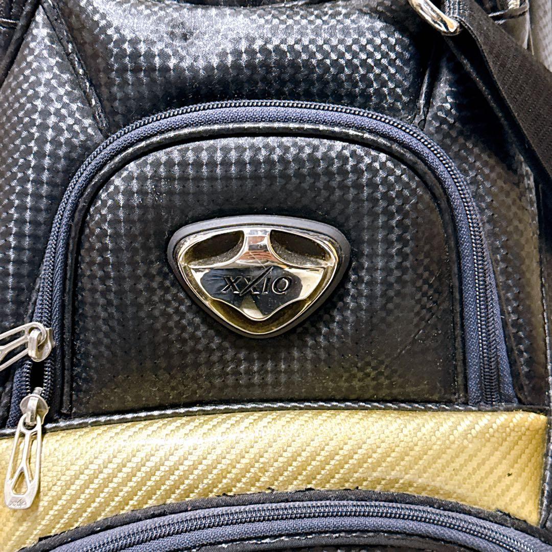 XXIO ゼクシオ ゴルフバッグ キャディバッグ ブラック GGC-X046