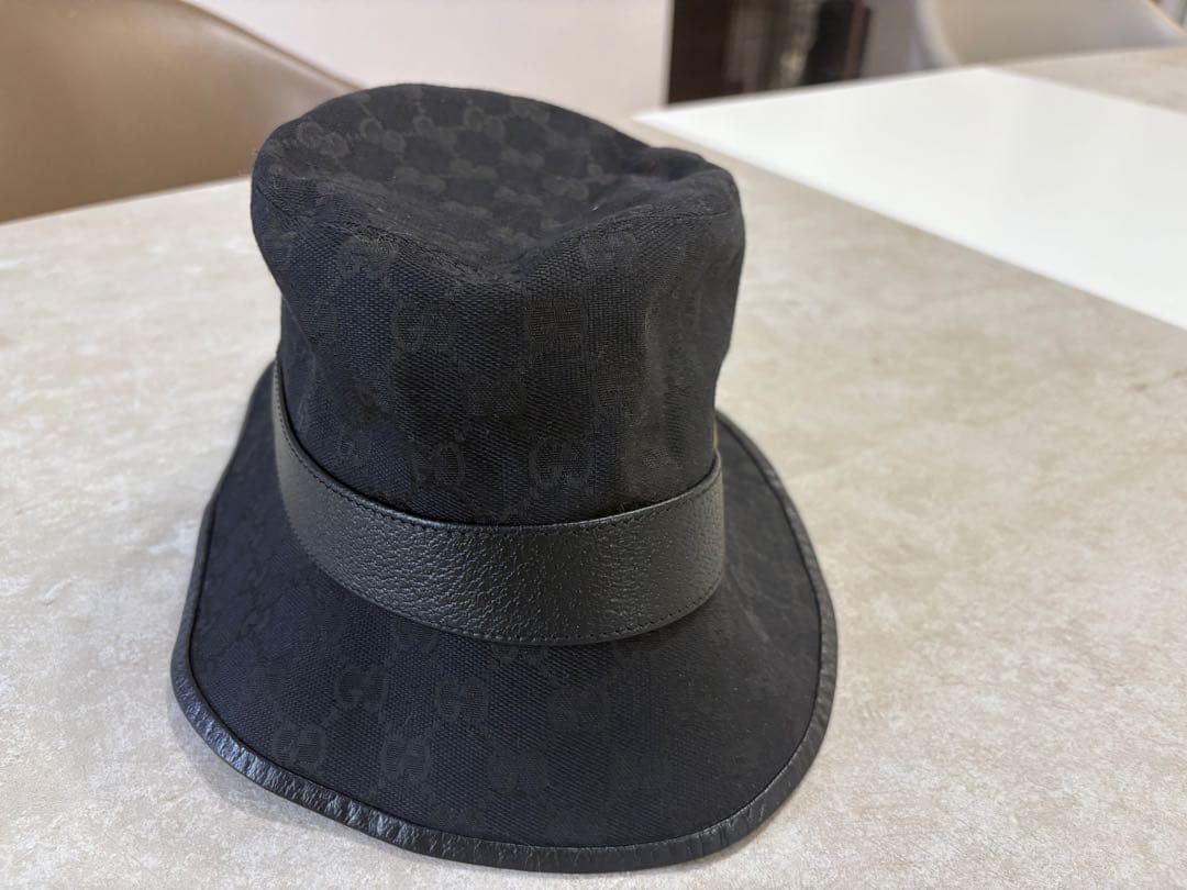 GUCCI バケットハット BLACK L(59cm)