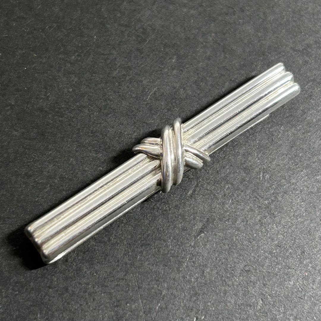 ティファニー ネクタイピン シグネチャー クロス シルバー925 タイピン