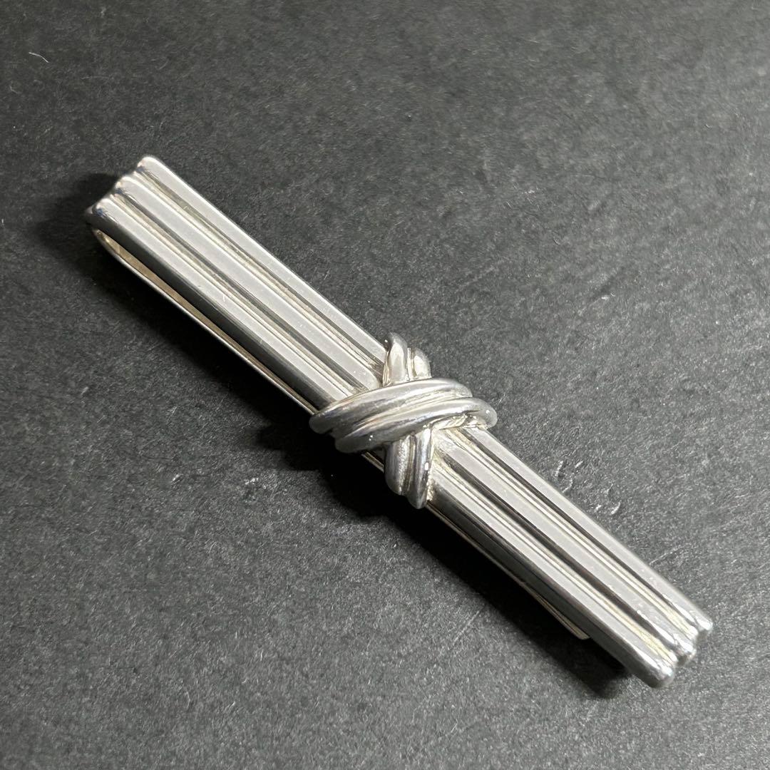 ティファニー ネクタイピン シグネチャー クロス シルバー925 タイピン