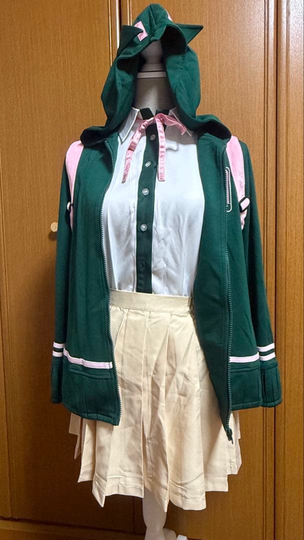 ダンガンロンパ 七海千秋 コスプレ 衣装 フルセット ウィッグ リュック付