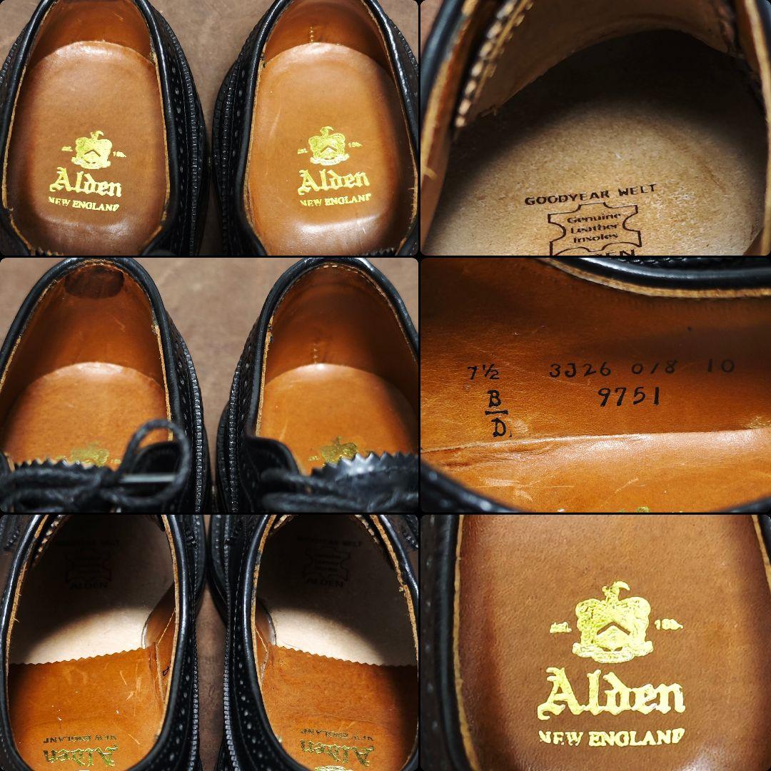 オールデン　コードバン　フルブローグ　9751　バリーラスト