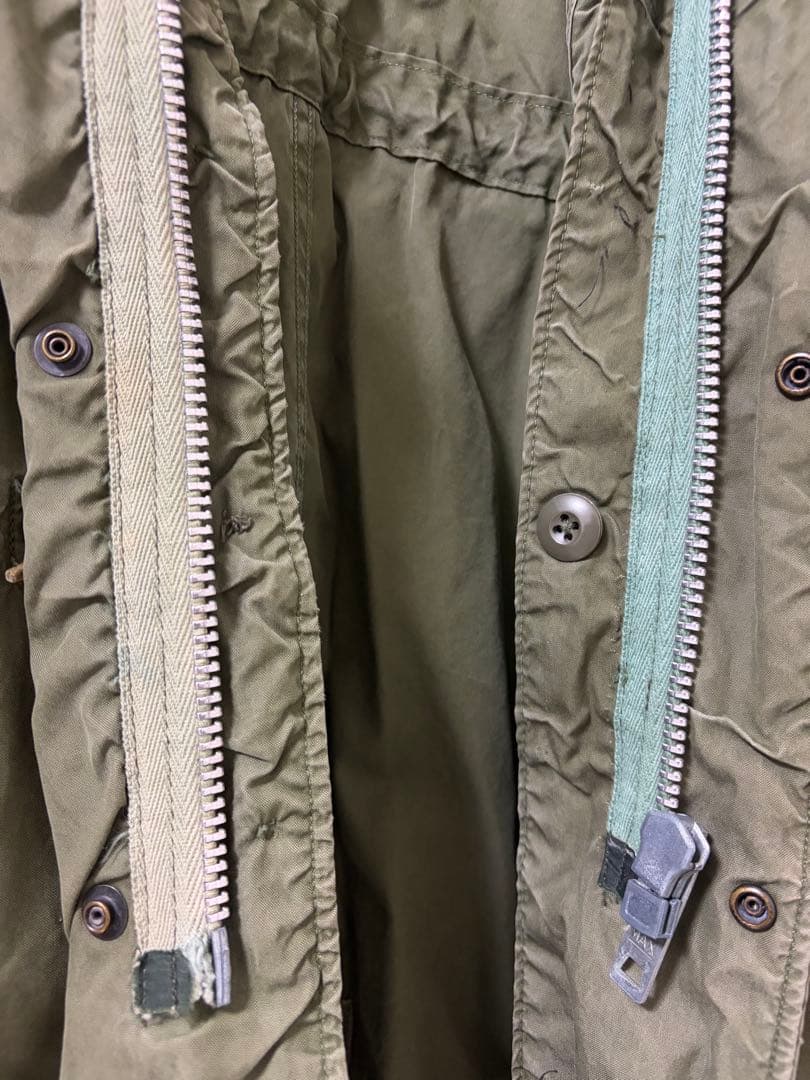 60s初期実物M-65 MAXジップ希少シェルM-R