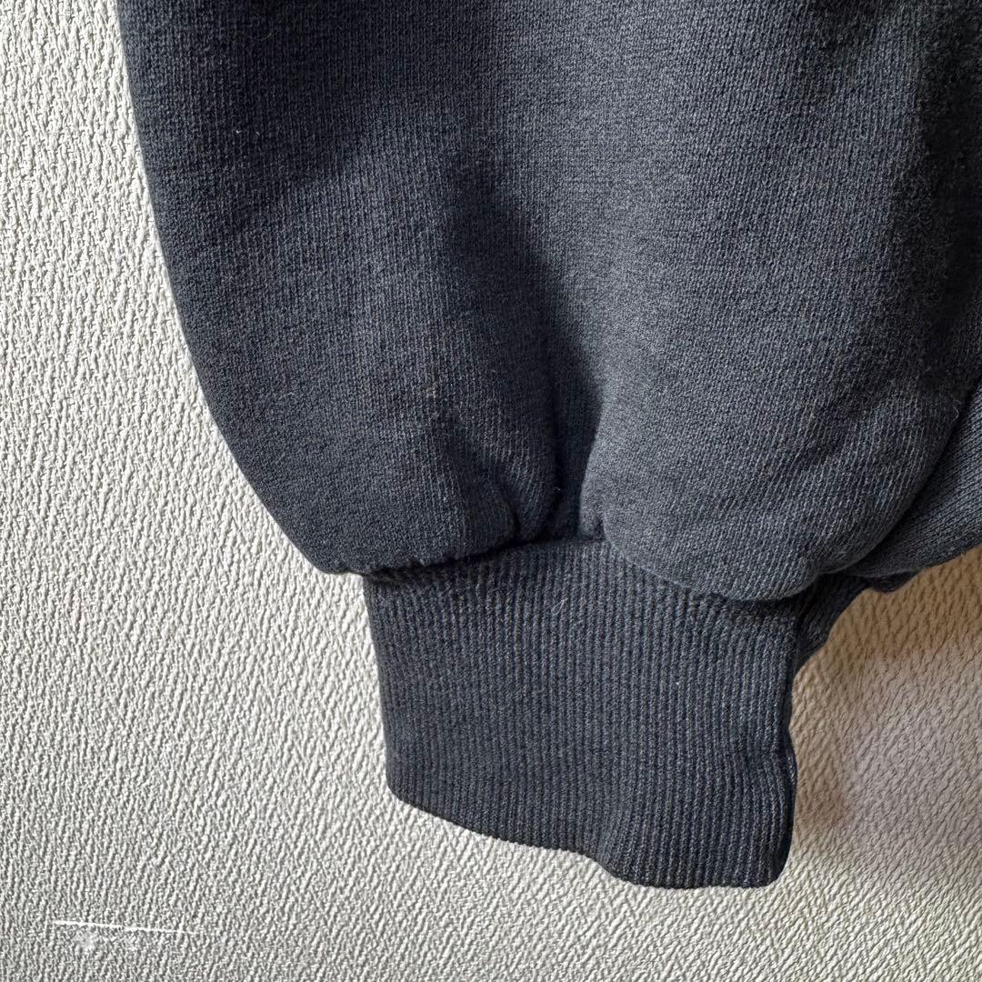 M*i様 希少 90s USA製 RUSSELL PLAIN 無地 前V ブラッ