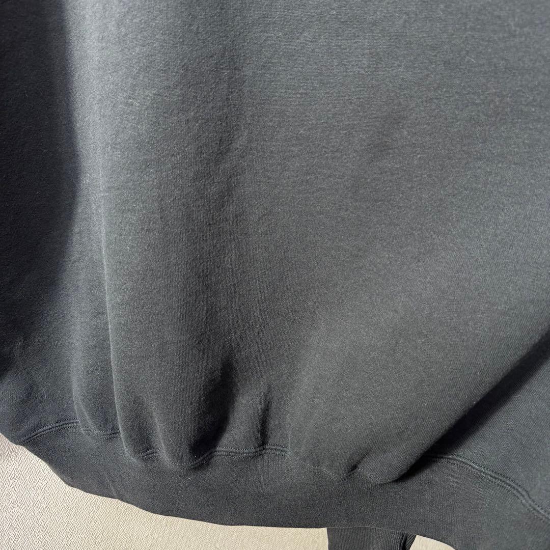 M*i様 希少 90s USA製 RUSSELL PLAIN 無地 前V ブラッ