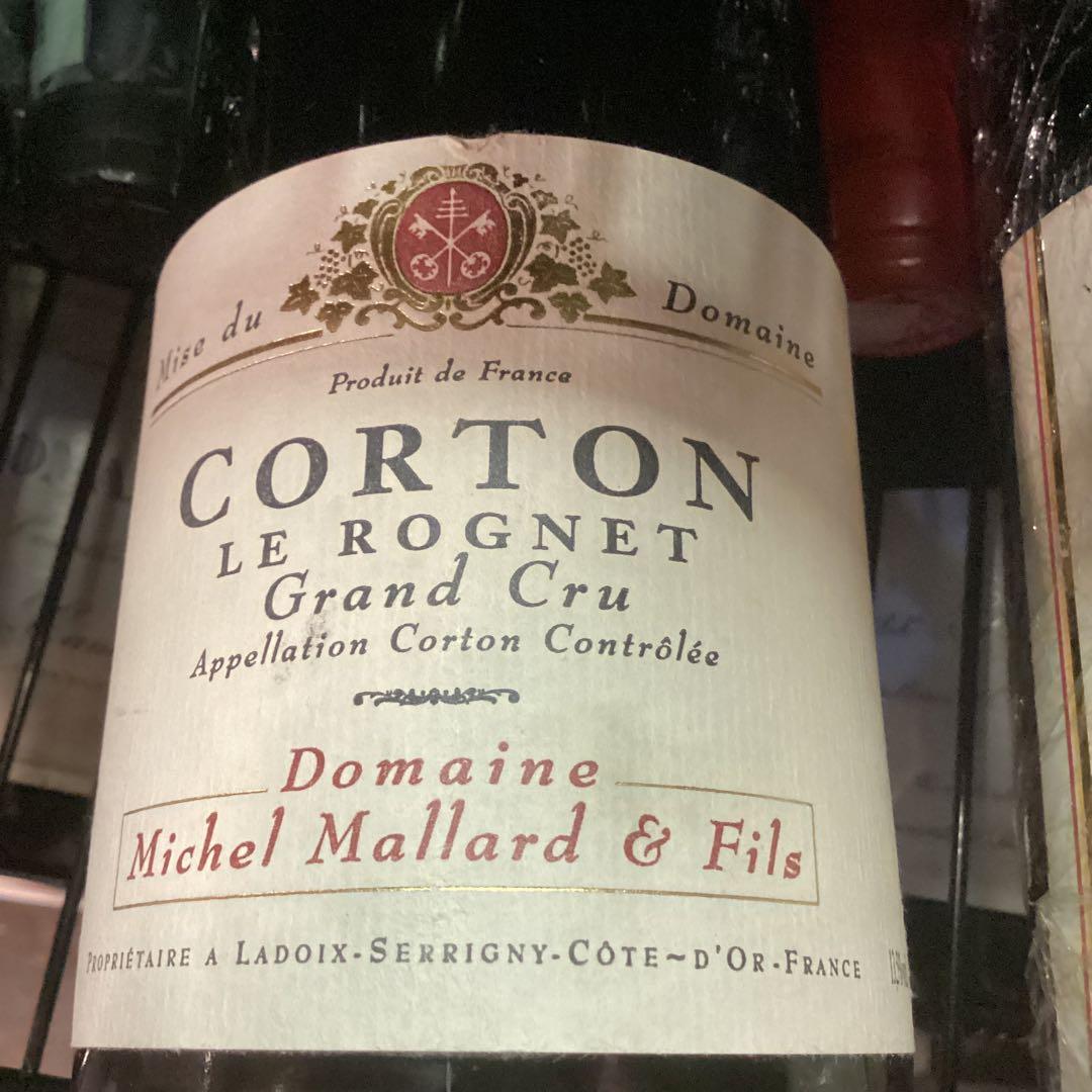 コルトン・レ・ロニェ・1995 ドメーヌ・ミシェル・マラール 赤・グランクリュ