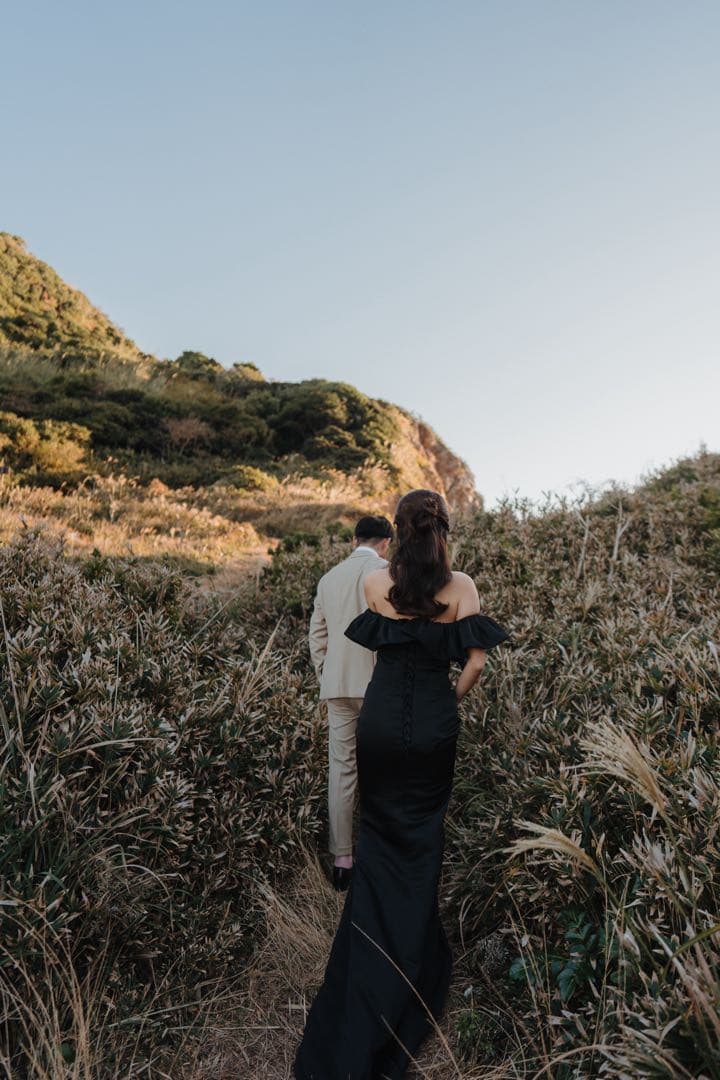 ドレスプロダクション　オフショルダーフリルマーメイドドレス ブラック