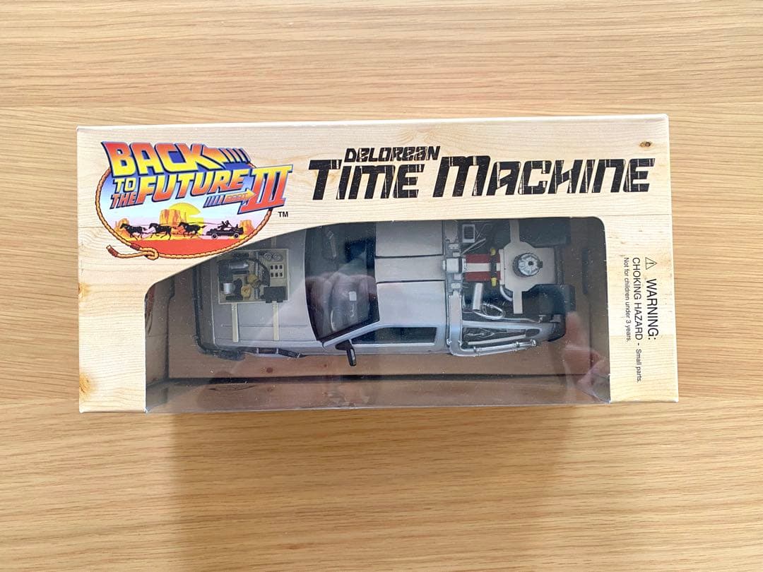 【3台セット・未開封】WELLY 1/24 デロリアン BTTF パート123