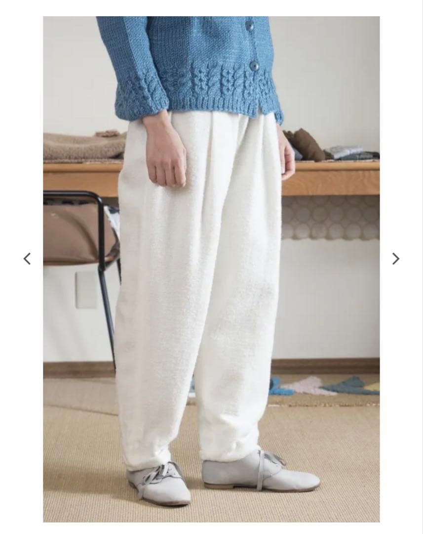 ミナペルホネン papier リバーシブルパンツ