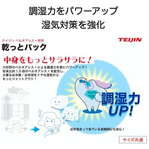 hani　帝人　TEIJIN　収納ケース　乾っとパックプレミアム4組セット