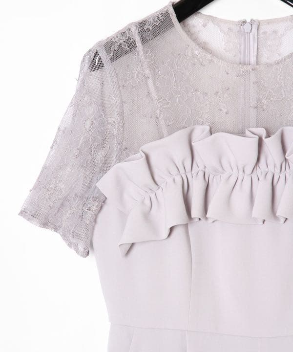 新品タグ付き グレースコンチネンタル パーティドレス フリルワイドサロペット