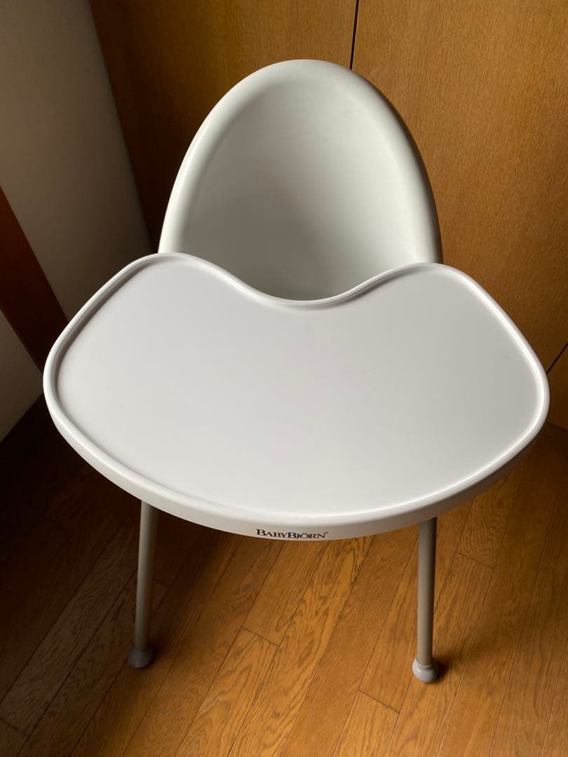 【希少/グレー脚】【美品】ベビービョルン ハイチェア ハーネス付き