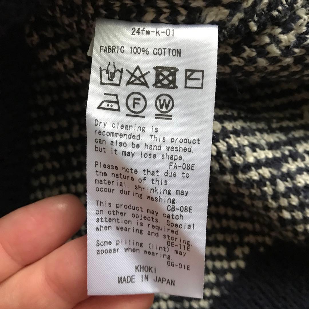 KHOKI Intarsia knit jumper ニット セーター サイズ1