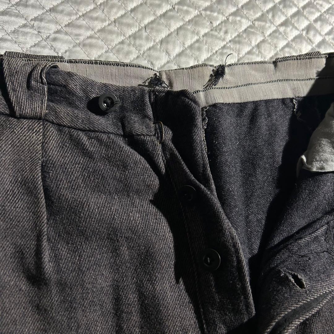 30s~ VINTAGE French work pants パッチワーク ボロ