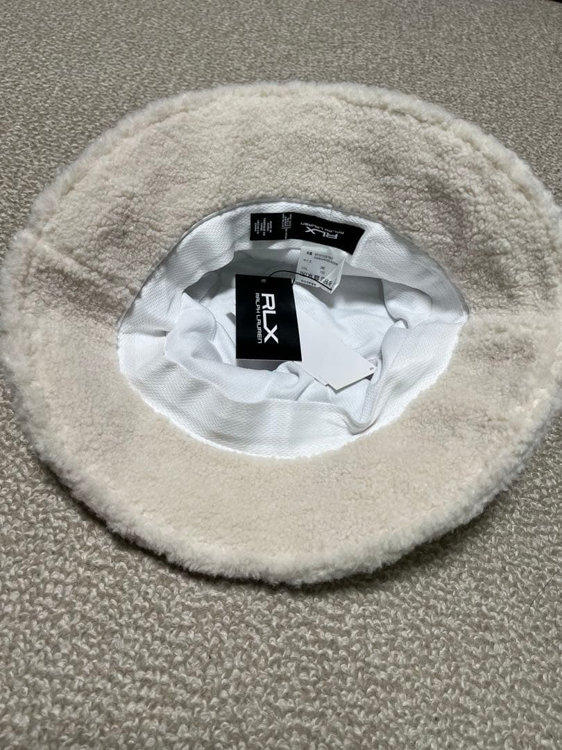 RLX ホワイト バケットハット 新品未使用、タグ付き