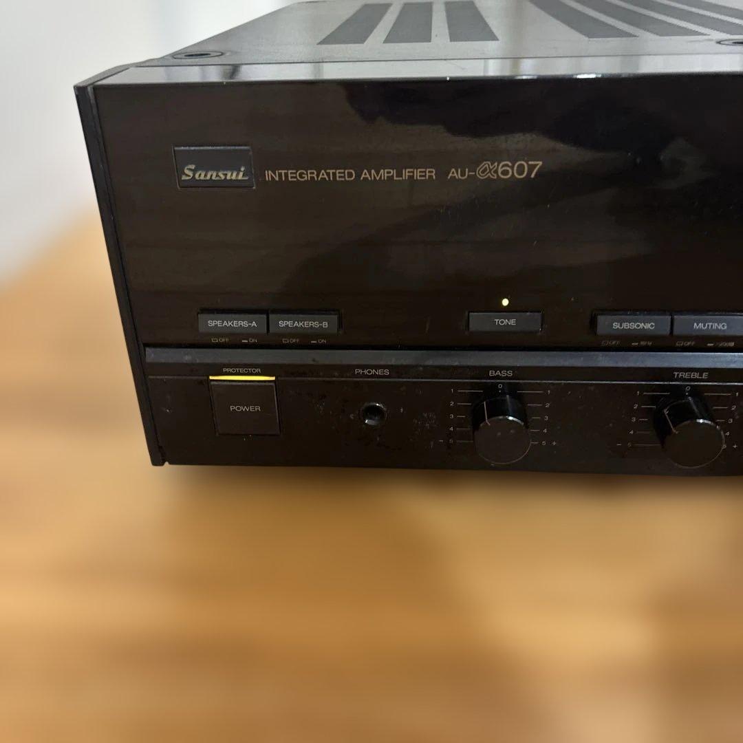 イサオ　Sansui AU-α607プリメインアンプ ブラック