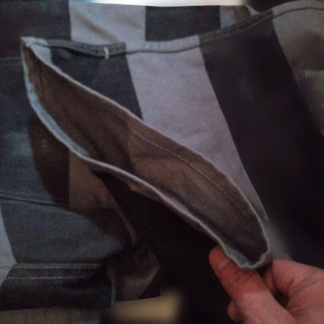 絶*ン様 ROAD RUNNER XL プリズナーパンツ グレー&ブラック　xl