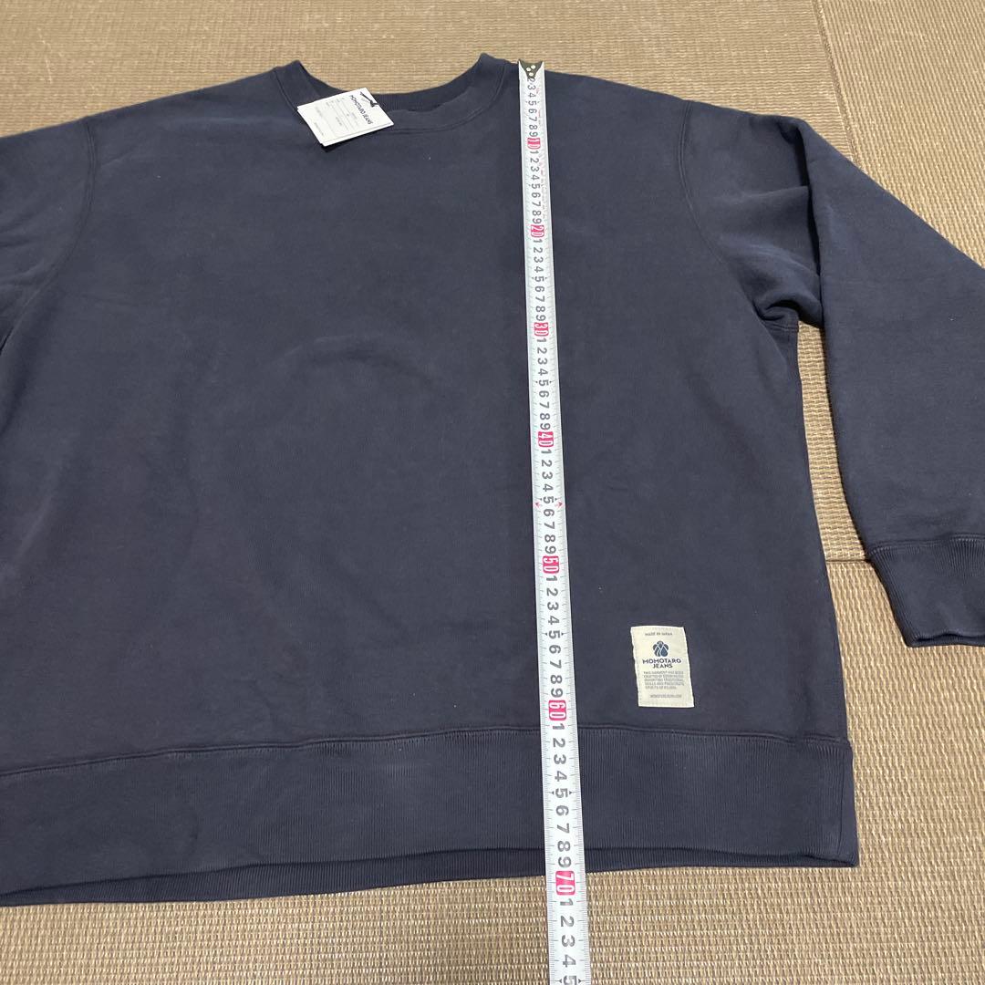 MOMOTARO JEANS ネイビー トレーナー　Ｌ