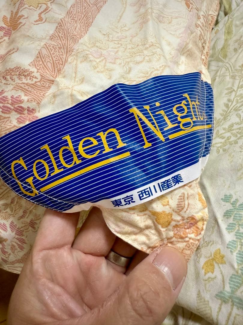 ✨美品✨［西川産業］羽毛掛け布団 ゴールデンナイト シングル ピンク