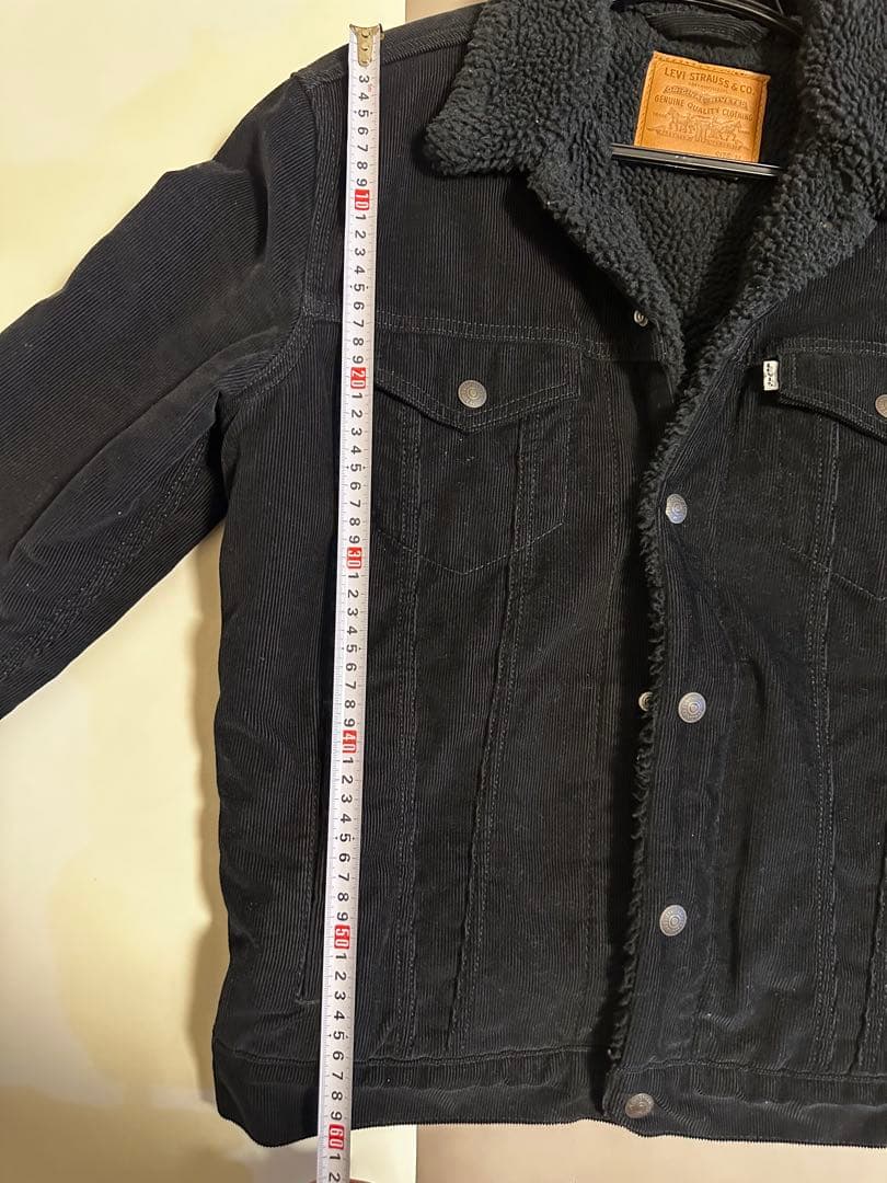 Levi's リーバイス コーデュロイボアジャケット ブラック ビッグE