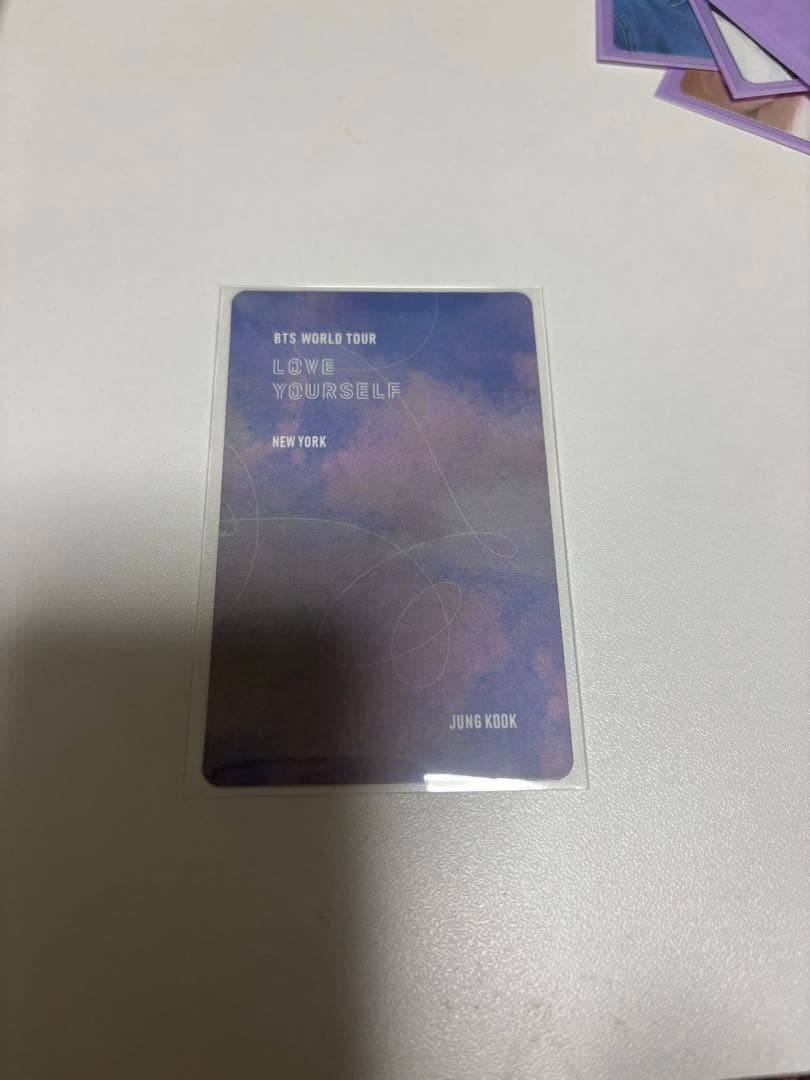 BTS love yourself new york ジョングク トレカ