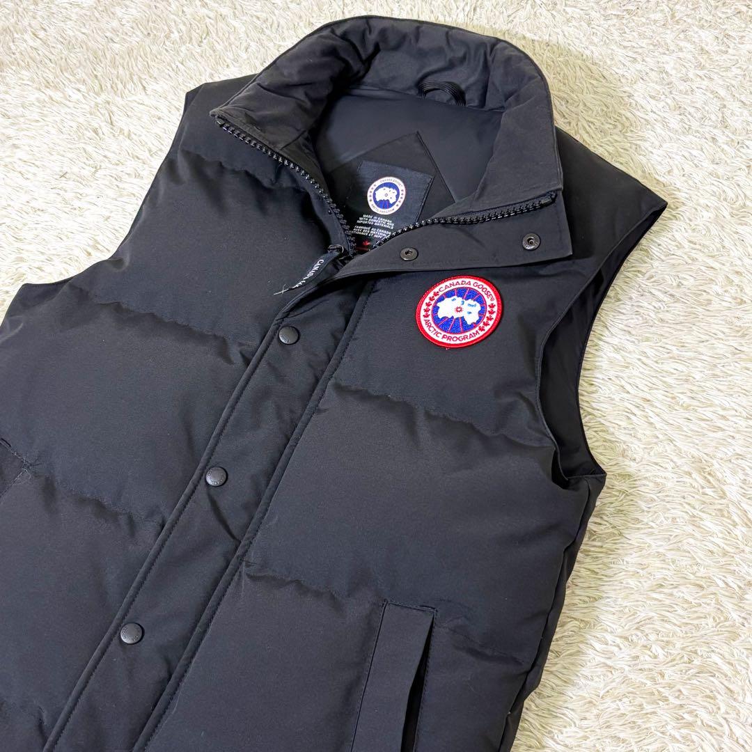 【極美品】カナダグース ダウンベスト GARSON VEST ブラック Sサイズ