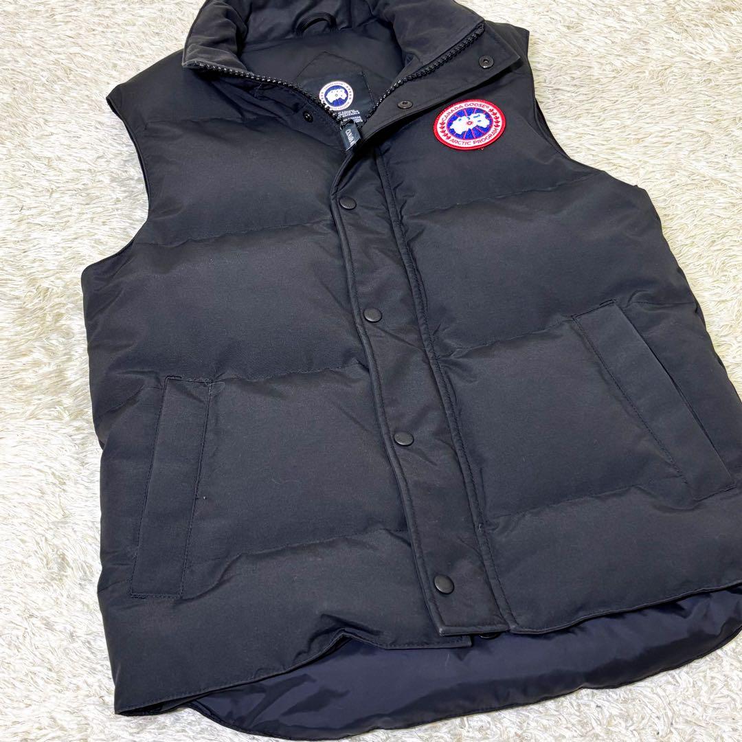 【極美品】カナダグース ダウンベスト GARSON VEST ブラック Sサイズ