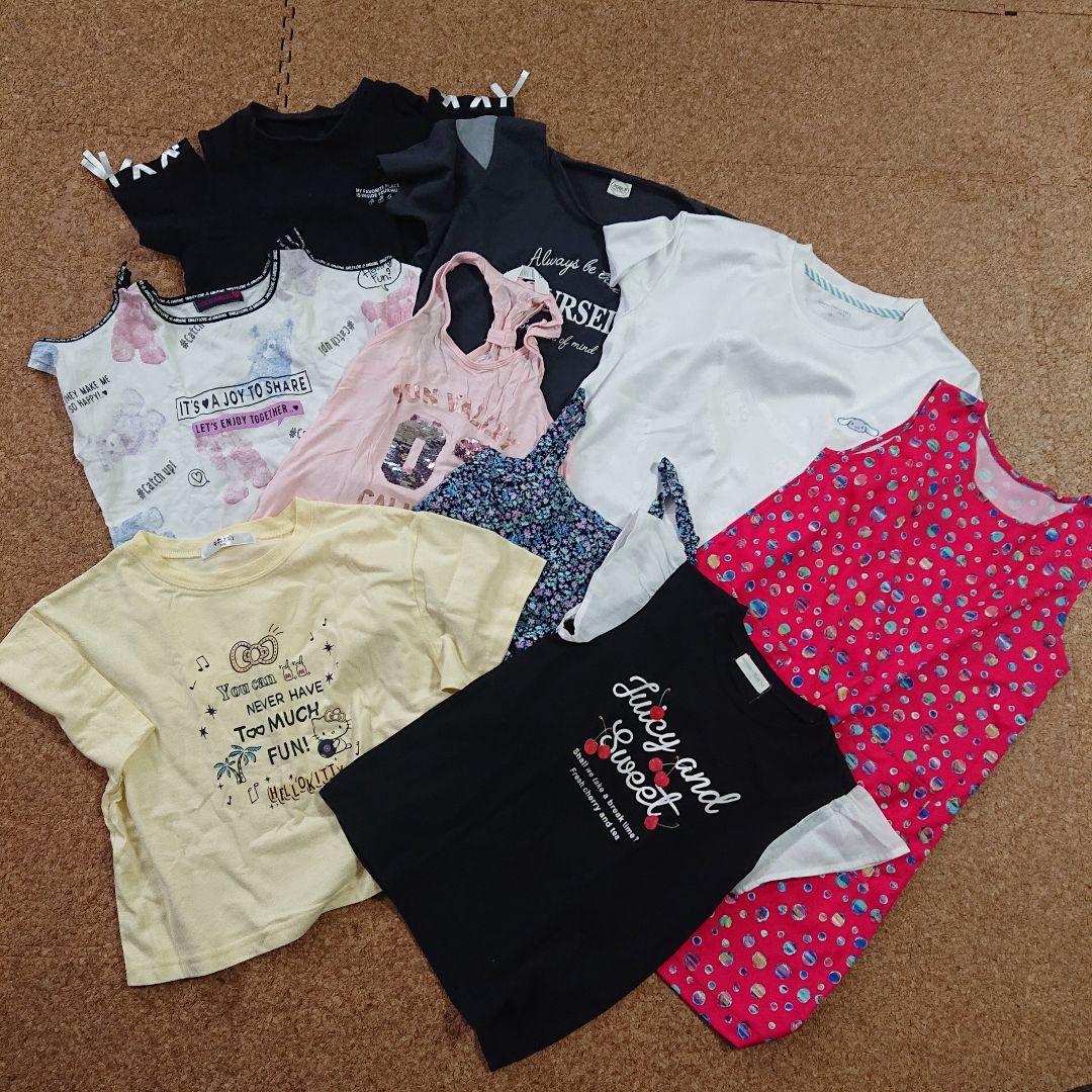 【サイズ140～150】まとめ売り 女の子 洋服 オールシーズン 大量 約70点