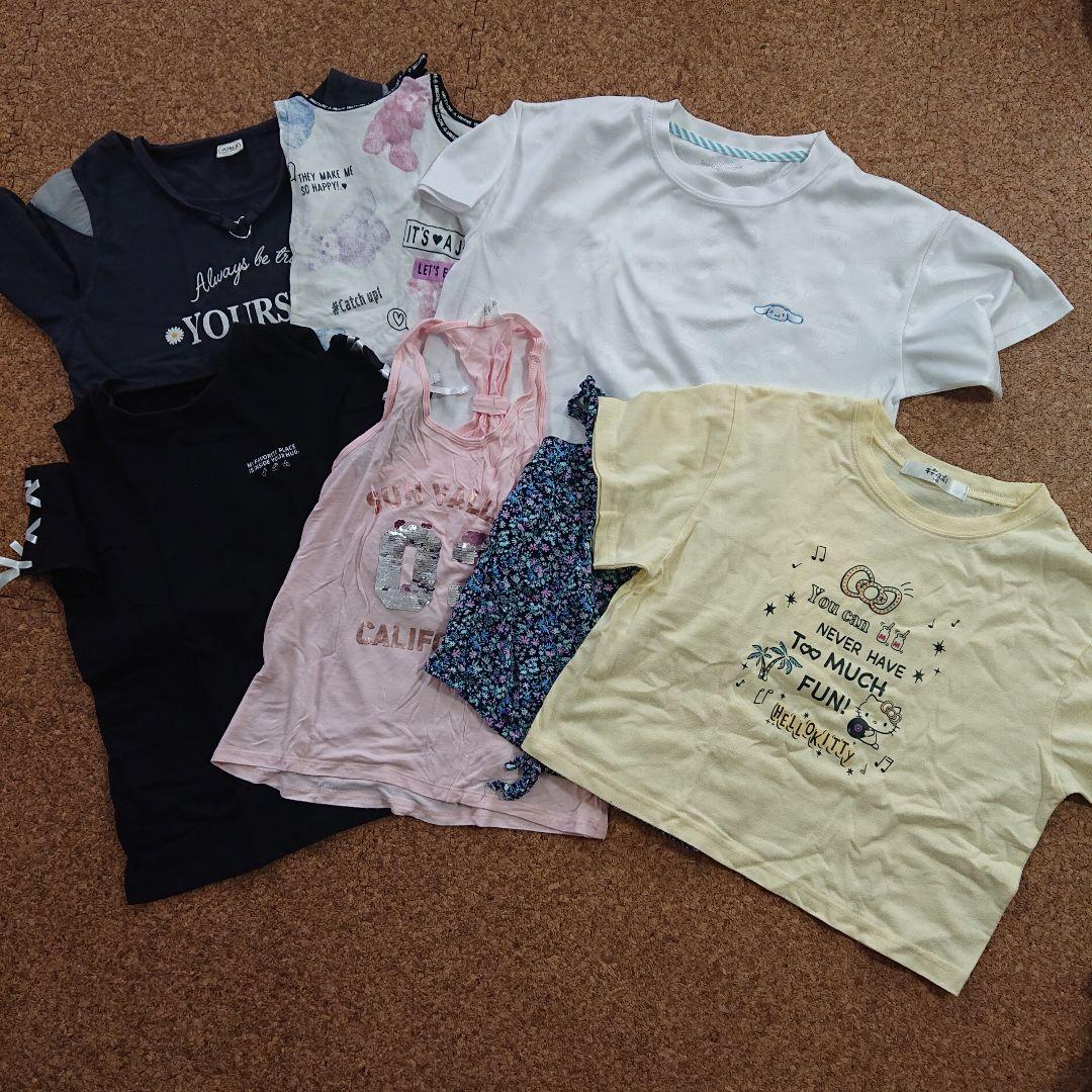 【サイズ140～150】まとめ売り 女の子 洋服 オールシーズン 大量 約70点