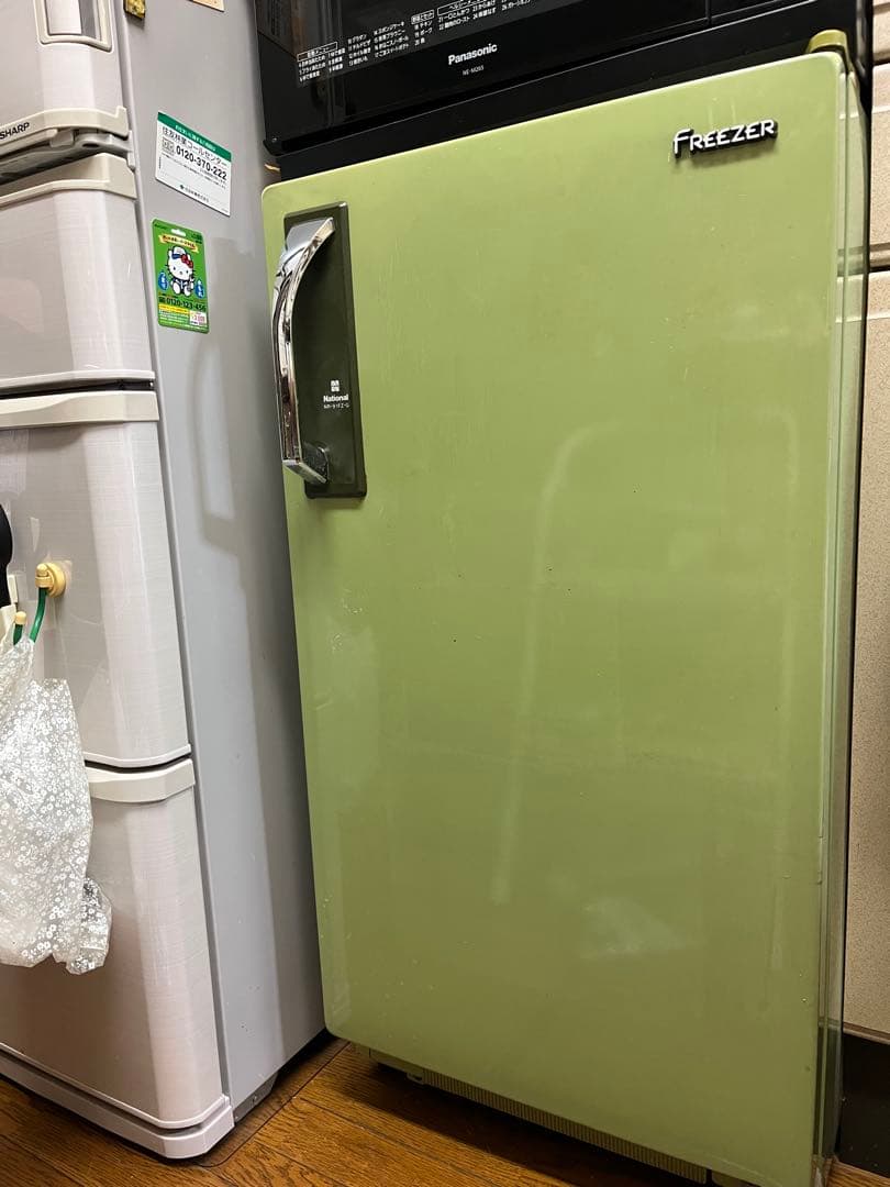 National NR-91FZ-G 冷凍庫 グリーン