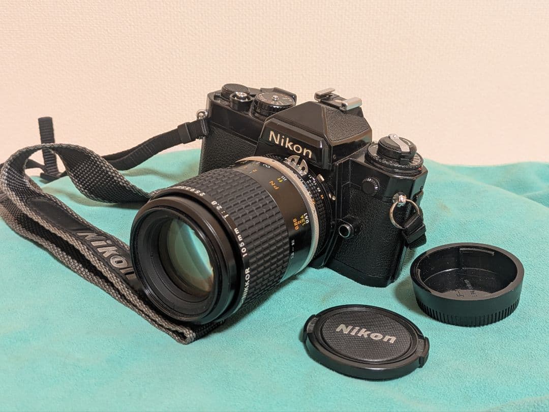 一眼レフ Nikon FE、Ai-s Nikkor F2.8 105mmセット