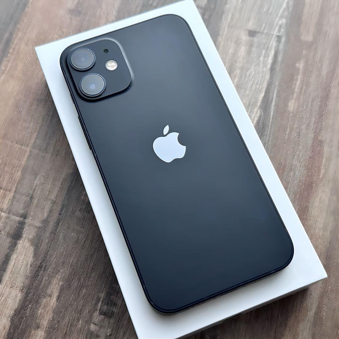 【美品☆】iPhone12mini 本体 Black 128GB SIMフリー