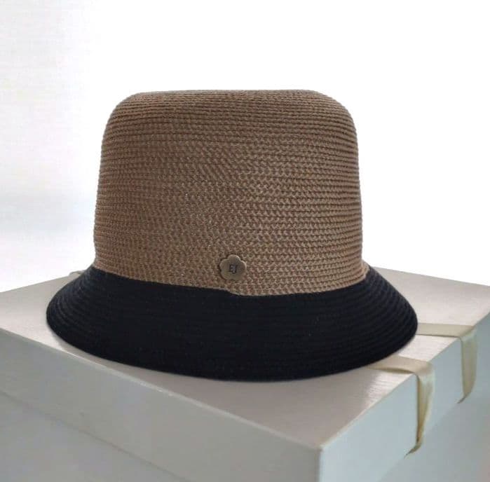 エリックジャビッツERICJAVITS バイカラーストローハット