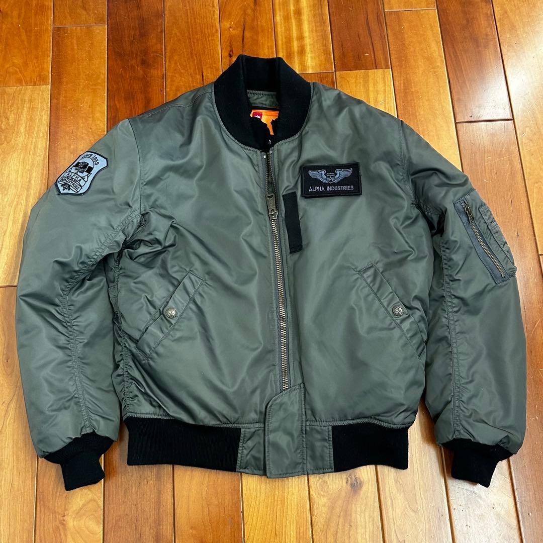 アルファ MA-1 ライディングジャケット M ALVA-1811W