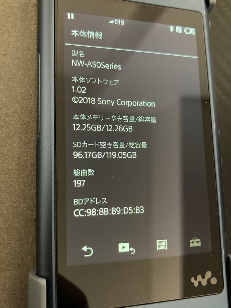 SONY ウォークマン NW-A50Series