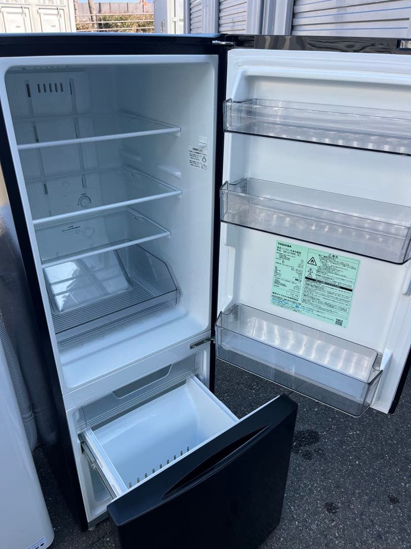 福岡市配送設置無料　大きめ153L 冷蔵庫、洗濯機セット