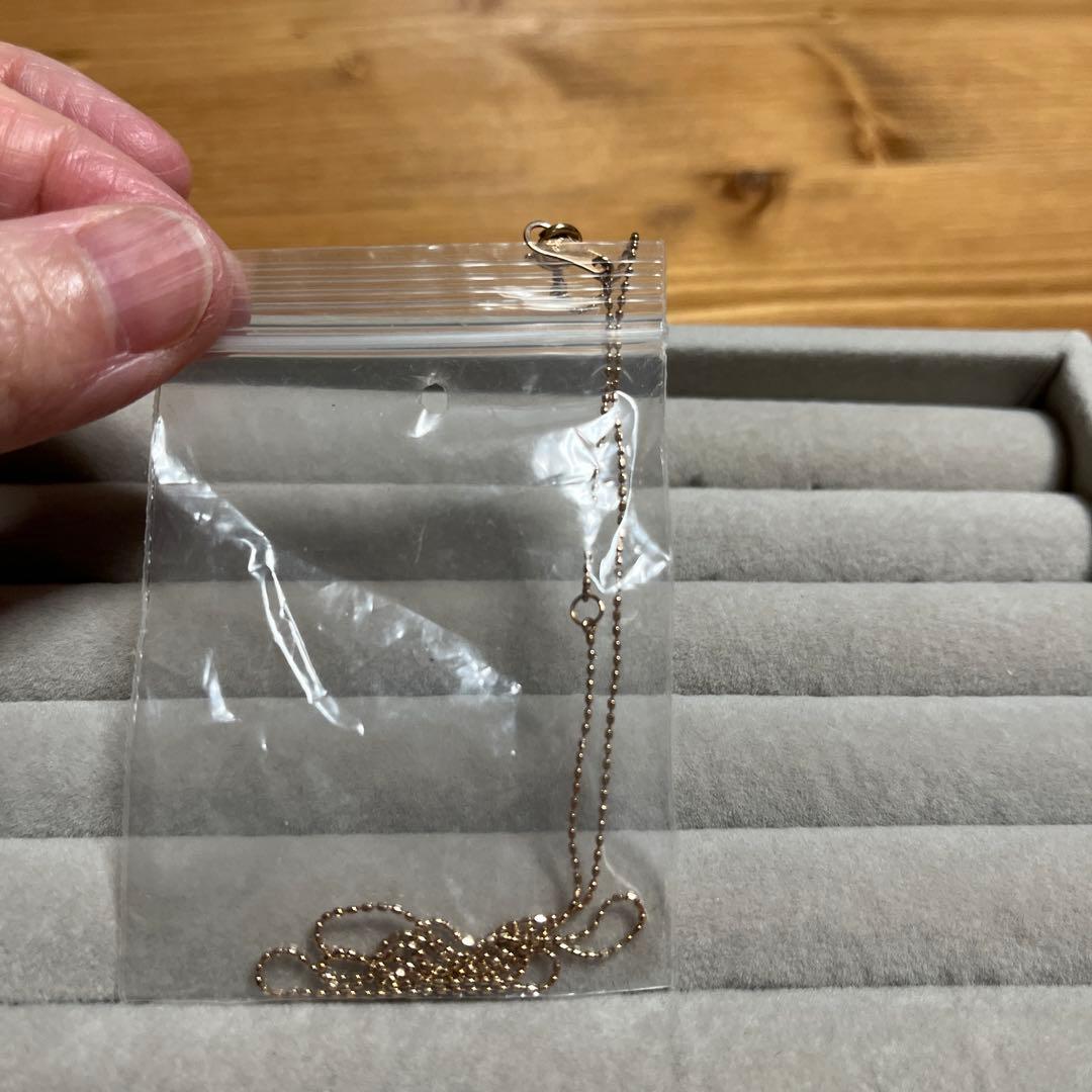 ネックレス　チェーン　NOJESS ピンクゴールド　K10