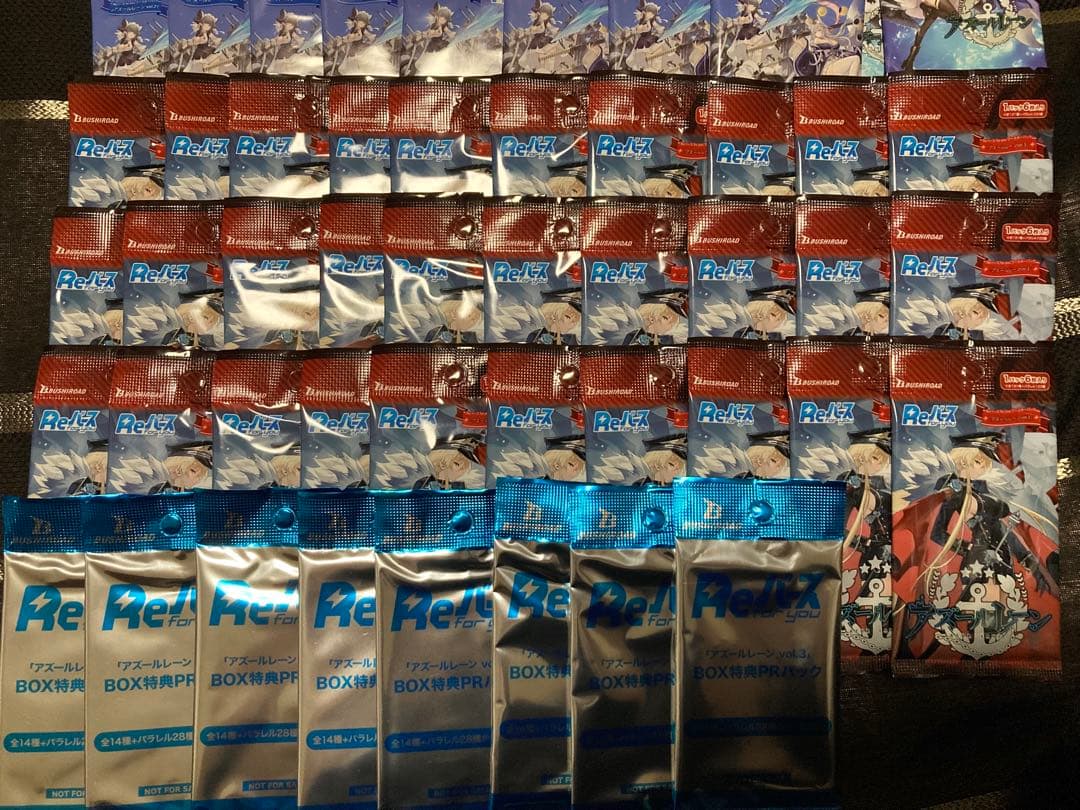 Reバース　ブースターパック　リコリス・リコイル　アズールレーン　まとめ　特典付