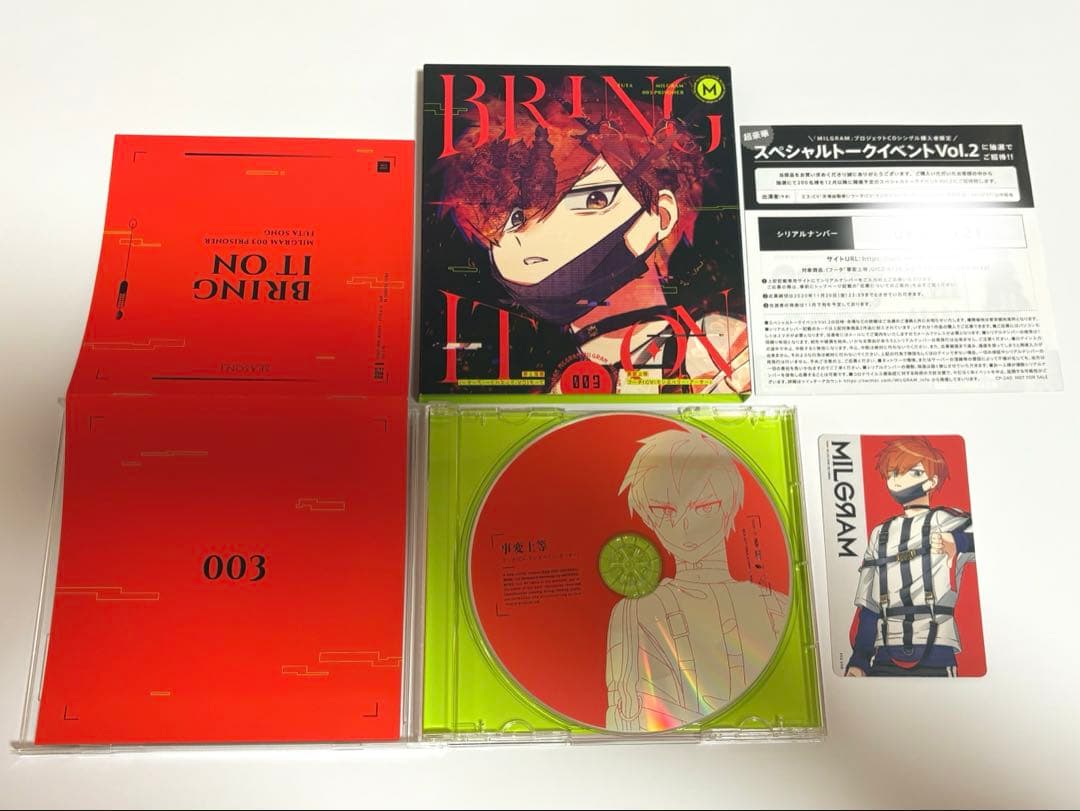 d*7様 【キャラカード付】MILGRAM ミルグラム フータ 梶山風汰 事変上