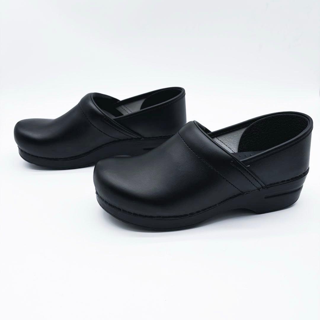 極美品✨ダンスコ　プロフェッショナル　クロックス　サボ　厚底　コンフォート　黒