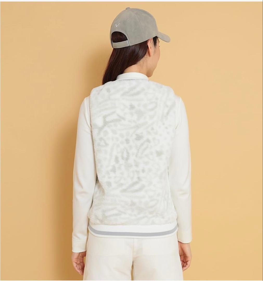 Callaway レディース フルジップベスト ホワイト