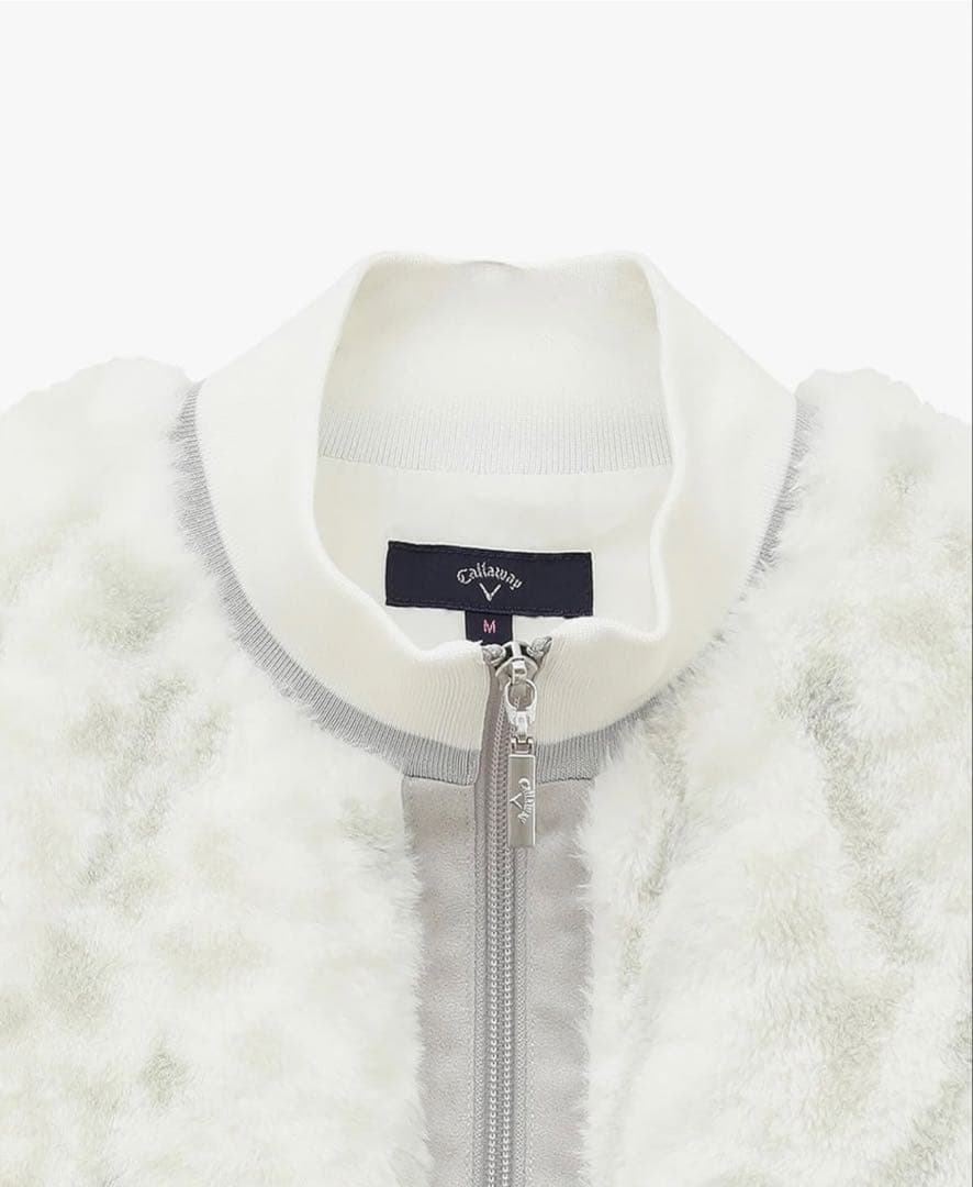 Callaway レディース フルジップベスト ホワイト