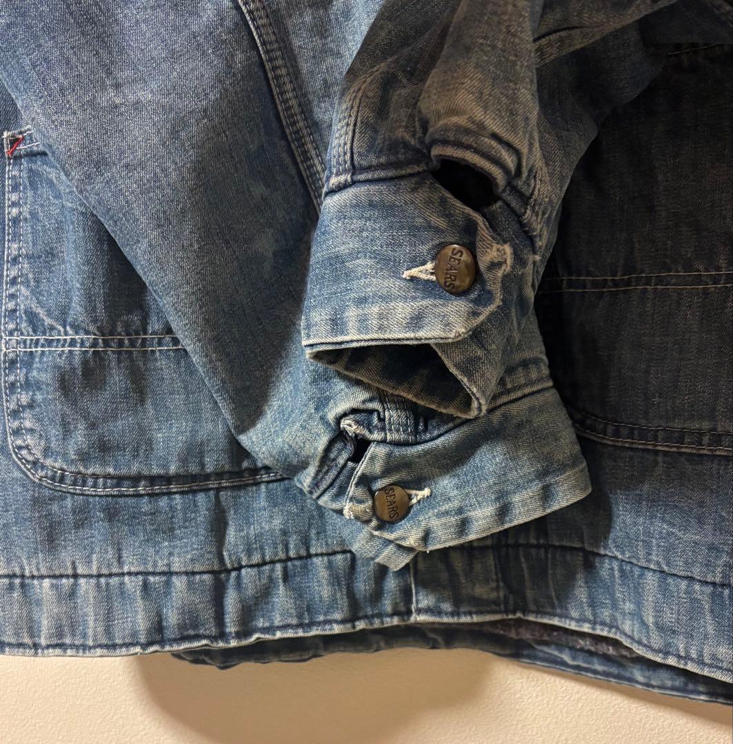 SEARS デニム カバーオール シアーズ 60s 70s ブランケット