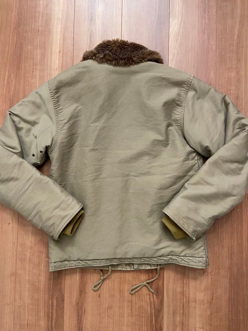NAVY DEPARTMENT N-1 デッキジャケット　TALONジップ S
